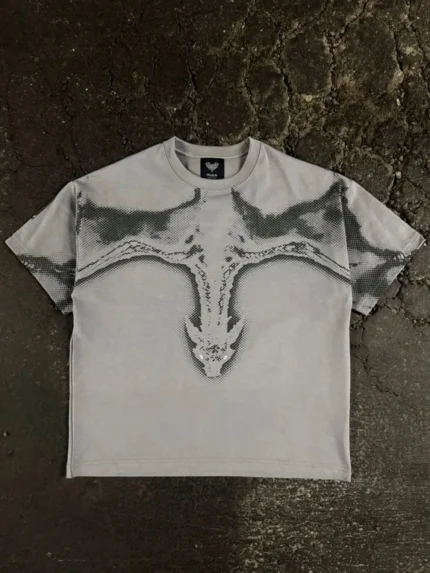 Pholoh Dragon Grey Tee